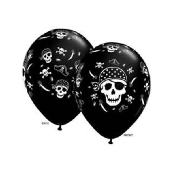 Pirate Skull and Cross Bones Balloons 11 inch